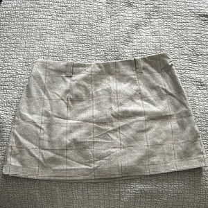 Abercrombie & Fitch Clean Menswear Skort Grey Plaid